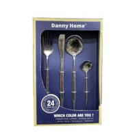ست قاشق و چنگال استیل دنی هوم (DannyHome) 24 پارچه