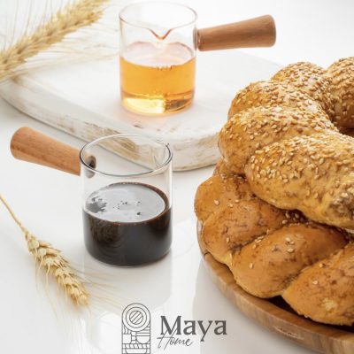 سس خوری پیرکس دسته چوبی برند مایا
