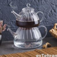 کتری و قوری پیرکس کدویی وارداتی