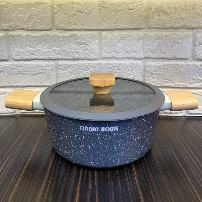 قابلمه دسته چوبی چدن دنی هوم Danny Home - سایز 24 سانت