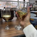 گیلاس خوری بلند طلاکوب تک جعبه