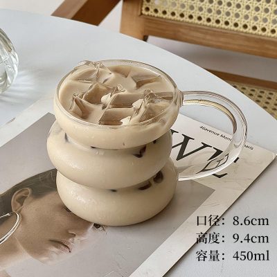 ماگ پیرکس ژورنالی مدل حلقه دسته دار