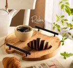 سینی چوبی گرد مدل دارکوب رایکا