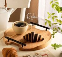 سینی چوبی گرد مدل دارکوب رایکا