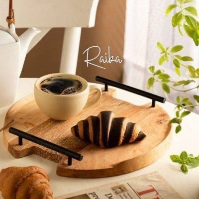 سینی چوبی گرد مدل دارکوب رایکا