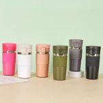تراول ماگ قفلی دور سیلیکون VACUUM CUP
