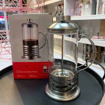 فرنچ پرس 350 میل استیل وارداتی طرح شیار