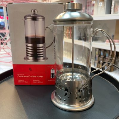 فرنچ پرس 350 میل استیل وارداتی طرح کافی