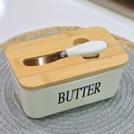 کره خوری سرامیکی وارداتی طرح BUTTER