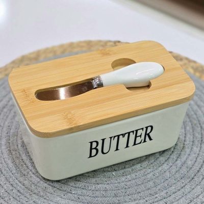 کره خوری سرامیکی وارداتی طرح BUTTER