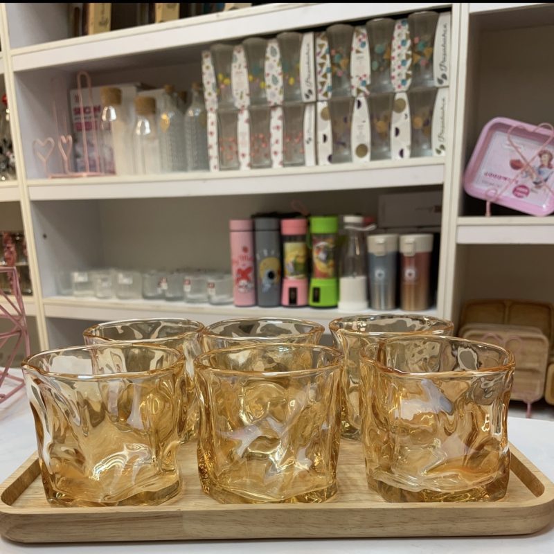 لیوان دفرمه شامپاینی DOYALEX GLASS ست 6 عددی