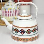 کتری لعابی ۱.۷ لیتر طرح سنتی