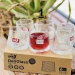 لیوان چرخشی دلی گلس deliglass طرح وینتیج