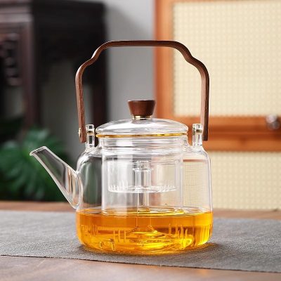 قوری پیرکس ۲ فیلتره دسته چوبی 1200 میل