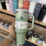 ماگ استنلی Quencher H2.O Tumbler دسته‌دار 1.18 لیتر سبز