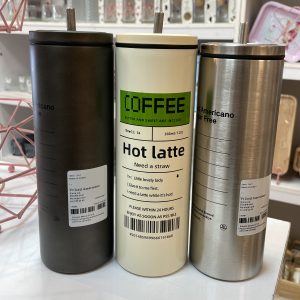 ماگ اسموتی استیل دوجداره 600 میل نی دار