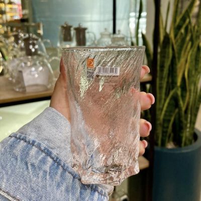 لیوان بلند طرح سنگ یخی DELI GLASS دلی گلس ۲۵۰ میل