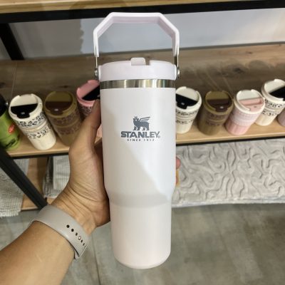 ماگ استنلی Iceflow Flip Straw Tumbler سفید ظرفیت 0.88 لیتر