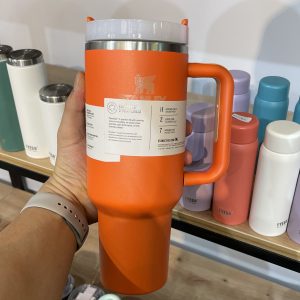 تراول ماگ استنلی تامبلر Quencher H2.O رنگ نارنجی