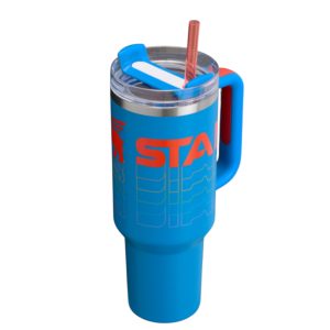 تراول ماگ استنلی تامبلر Quencher H2.O طرح Riverb رنگ آبی