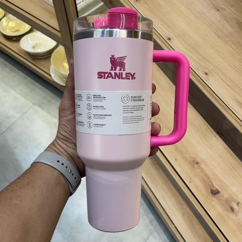تراول ماگ تامبلر استنلی Quencher H2.O صورتی سرخابی