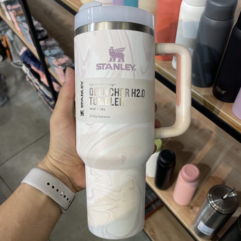 تراول ماگ تامبلر استنلی Quencher H2.O رنگ صورتی آبرنگی