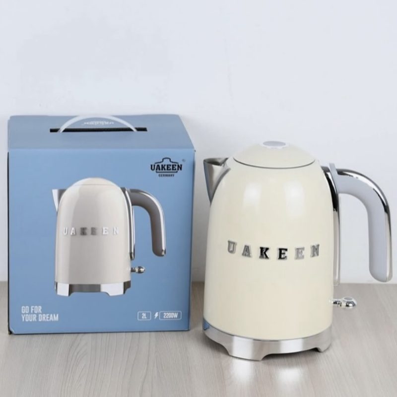 کتری برقی UAKEEN مدل ZL طرح اسمگ کرم