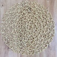 زیر بشقابی طرح حصیری ست ۶ عددی