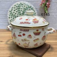 قابلمه لعابی طرح کاپ‌کیک سایز ۲۴ سانتی‌متر