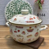 قابلمه لعابی طرح کاپ‌کیک سایز ۲۲ سانتی‌متر