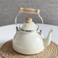 کتری لعابی طرح English Home انگلیش هوم ۲.۵ لیتری سفید