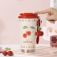تراول ماگ 560 میل طرح تدی و گیلاسی JAM BEAR برند DILLER