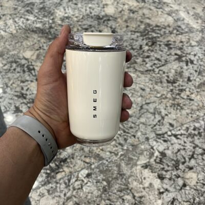 تراول ماگ اسمگ کرم مدل Wall Mug | ظرفیت مفید ۲۴۰ میلی‌لیتر