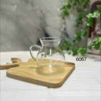 استکان کمرباریک دسته‌دار 180 سی‌سی | ست 6 عددی