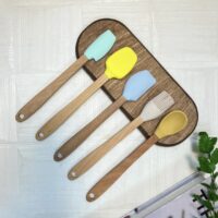 باکس مینی برس و لیسک ۵ تایی دسته چوبی دنی هوم (کد ۶۵۴۰)