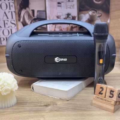 اسپیکر بلوتوثی قابل حمل اسپاد مدل SP-330 | همراه با میکروفون گارانتی دار