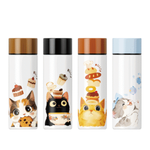 مینی فلاسک جیبی گربه دیلر ۱۵۰ میل | Diller Mini Tumbler Kitty Cat