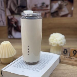 تراول ماگ اسمگ کرم مدل Wall Mug حجم 480 میلی‌لیتر