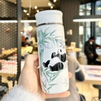 مینی فلاسک دیلر طرح پاندا حجم ۲۲۰ میل | DILLER 220ml Panda Cartoon