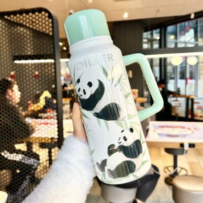 فلاسک دیلر پاندا ۱۵۰۰ میل | فلاسک دسته دار Diller استیل ۳۱۶