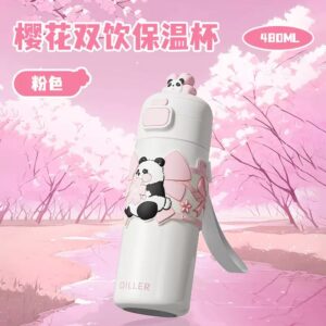 فلاسک دیلر ساکورا پاندا ۴۸۰ میل استوانه‌ای DILLER Sakura Panda