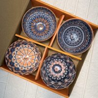 ست پیاله مراکشی کد ۵-۶۲۱ در جعبه کادویی