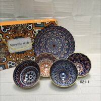 ست پیاله ۵ عددی مراکشی جعبه کادویی کد ۱-۶۲۱ | Specific Style