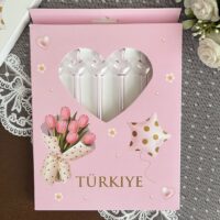 تصویر باکیفیت نی شربت پیرکس قلبی