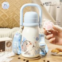 تصویر اصلی تراول ماگ ۶۱۰ میل دیلر طرح گربه